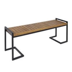 Hopkins Acacia & Iron Bench - Christopher Knight Home -Christopher Knight Home GUEST b8692347 fe69 4002 8299 e72acb2ab5b5