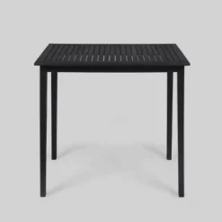 Polaris 5pc Wood And Wicker 45" Rectangular Bar Set Dark Gray - Christopher Knight Home -Christopher Knight Home GUEST b9848afe 771f 4e85 983b 24b82b046e6d