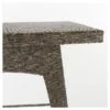 Puerta Square Wicker Bar Table Mixed Black - Christopher Knight Home