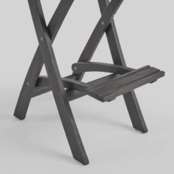 Polaris 5pc Wood And Wicker 45" Rectangular Bar Set Dark Gray - Christopher Knight Home -Christopher Knight Home GUEST ba91b88b 9376 49d9 845a 021a02957e55 1