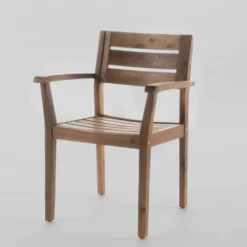 Wilson 9pc Acacia Wood Dining Set With Expandable Dining Table - Teak - Christopher Knight Home -Christopher Knight Home GUEST bd237f11 d77c 4cdf b61b 3dc65726e926