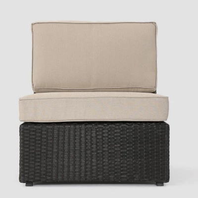 Santa Cruz 6pc Wicker Patio Sofa Set - Brown - Christopher Knight Home 4 Santa Cruz 6pc Wicker Patio Sofa Set - Brown - Christopher Knight Home - Image 4