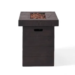 Custer Outdoor Rectangular Fire Pit - Brown - Christopher Knight Home 13 Custer Outdoor Rectangular Fire Pit - Brown - Christopher Knight Home -Christopher Knight Home GUEST bd8d911b c19c 4427 8570 4ae4943f91b3