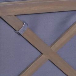 Candel Acacia Wood Patio Rocking Chair Gray/Dark Gray - Christopher Knight Home -Christopher Knight Home GUEST bf14b6fe d4db 465b 928d ddc07fcd7257