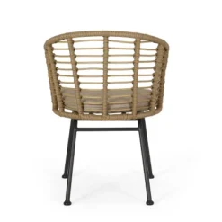 Randy 2pk Outdoor Wicker Chairs With Cushions - Light Brown/Beige - Christopher Knight Home -Christopher Knight Home GUEST c00bffae 9ef4 4875 9d1c 0084d7d6bc5e