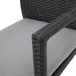 Corsica Set Of 2 Wicker Dining Chair With Cushions - Gray - Christopher Knight Home -Christopher Knight Home GUEST c0268817 dfe3 4a11 b381 f60cf93c3c59