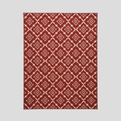 Tallevast Trellis Outdoor Rug Red/Ivory - Christopher Knight Home 11 Tallevast Trellis Outdoor Rug Red/Ivory - Christopher Knight Home -Christopher Knight Home GUEST c2bf139f ba0d 4b7c a4de 9ac1812759b0