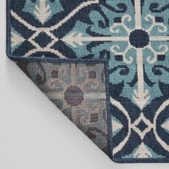 7'10" X 10' Morocco Trellis Outdoor Rug Navy/Blue - Christopher Knight Home -Christopher Knight Home GUEST c86dfd67 6286 429d 8594 b738f2643d2b