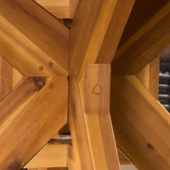 Natividad 5pc Acacia & Wicker Dining Set - Teak/Brown - Christopher Knight Home -Christopher Knight Home GUEST cb75ee20 af9d 4c8a acf9 78f3b9267998