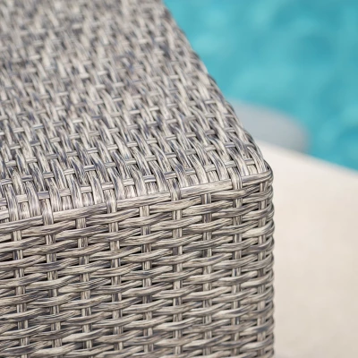 Puerta Wicker Side Table - Christopher Knight Home 2 Puerta Wicker Side Table - Christopher Knight Home - Image 2