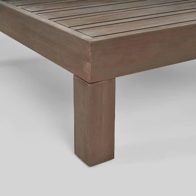 Oana 6pc Acacia Wood Sofa Chat Set - Gray/Dark Gray - Christopher Knight Home 4 Oana 6pc Acacia Wood Sofa Chat Set - Gray/Dark Gray - Christopher Knight Home - Image 4