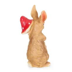 24" Concrete Hogeland Outdoor Rabbit Garden Statue - White And Brown - Christopher Knight Home -Christopher Knight Home GUEST d004751c 4d34 4d3f 9a92 fdcac2fd5f94