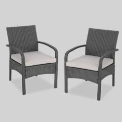 Cordoba 2pk Wicker Club Chairs - Christopher Knight Home -Christopher Knight Home GUEST d07b6a7a 627b 4f41 bcfa 0a647727440e