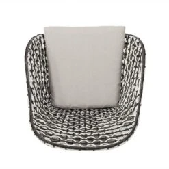 Neblett 3pc Patio Wicker Chat Set - White/Beige/Black - Christopher Knight Home -Christopher Knight Home GUEST d08c8dec 8cd0 4176 8302 e988d654a4f2