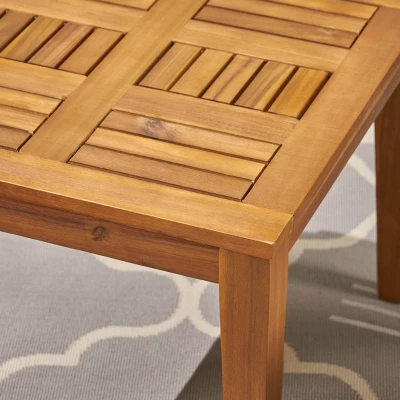 9pc Hampton Wood And Wicker Patio Chat Set Gray - Christopher Knight Home 4 9pc Hampton Wood And Wicker Patio Chat Set Gray - Christopher Knight Home - Image 4