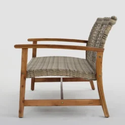 Hampton Wicker Loveseat - Natural/Gray - Christopher Knight Home 12 Hampton Wicker Loveseat - Natural/Gray - Christopher Knight Home -Christopher Knight Home GUEST d4a90277 9791 403f a21d 1e683a1685a0