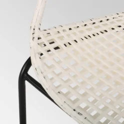 Java 3pc Faux Rattan Modern Chat Set - White - Christopher Knight Home -Christopher Knight Home GUEST d51cf70f a7ee 492c 8b4f 74e766c1f0d2