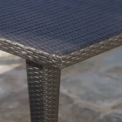 Antigua 9pc Wicker Outdoor Patio Dining Set - Brown - Christopher Knight Home -Christopher Knight Home GUEST d52da059 c28a 4a52 a9b7 df5840648826