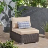 Santa Rosa Wicker Patio Accent Chair - Brown - Christopher Knight Home