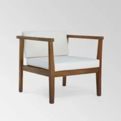 Newbury 4pc Acacia Wood Chat Set - Christopher Knight Home -Christopher Knight Home GUEST d5c0e50b fcc3 41b3 bfd8 bf028cbcf018