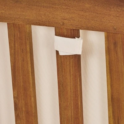 Perla 5pc Patio Sectional Sofa - Teak/Cream - Christopher Knight Home 5 Perla 5pc Patio Sectional Sofa - Teak/Cream - Christopher Knight Home - Image 5