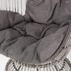 Pintan Wicker Swivel Egg Chair - Christopher Knight Home -Christopher Knight Home GUEST d9c3c80b 28ea 4fc5 9a5e fb4afe26baf8