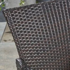 Nadia 9pc Wood & Wicker Expandable Dining Set - Natural/Brown/Beige - Christopher Knight Home -Christopher Knight Home GUEST d9cb0e0b 89cf 4bbb bd53 0019708c5229 1