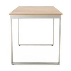 Cibola 3pc Outdoor Aluminum Picnic Set - Natural/Silver - Christopher Knight Home -Christopher Knight Home GUEST d9e22145 25a1 4279 a6a9 47eaeee363bb 1