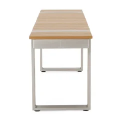 Cibola 3pc Outdoor Aluminum Picnic Set - Natural/Silver - Christopher Knight Home -Christopher Knight Home GUEST db4b3a4e caa7 40ff a7f4 89e22dfbcf7a