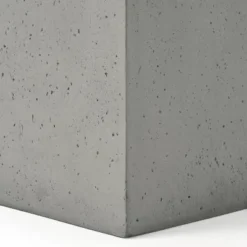 Aidan Outdoor Light Weight Concrete Square Tank Holder Side Table Light Gray - Christopher Knight Home -Christopher Knight Home GUEST dbbc9671 8f8a 45d1 8f18 1981c676a156