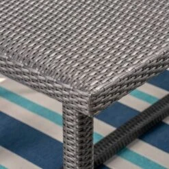 Harlowe 7pc Wicker Dining Set - Gray/Gray - Christopher Knight Home -Christopher Knight Home GUEST dcb440df f596 4db5 9ab8 6f748cb66c88