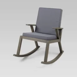 Champlain Acacia Wood Patio Rocking Chair - Christopher Knight Home -Christopher Knight Home GUEST de1d0497 260f 4ab4 b22a 502cc4ef6fd1