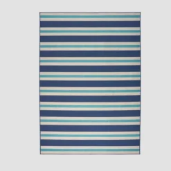 Ronan Geometric Outdoor Rug Blue/Ivory - Christopher Knight Home -Christopher Knight Home GUEST df32742c b9cd 451d 91a0 7b44cf346156