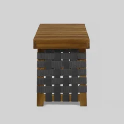 Huntsville Acacia Wood Foldable Side Table - Brown Patina/Gray - Christopher Knight Home -Christopher Knight Home GUEST e079dce4 2bab 48fd b679 3b8ef01acdb1