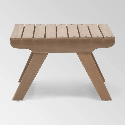 Sedona Acacia Wood Patio Side Table Gray - Christopher Knight Home 2 Sedona Acacia Wood Patio Side Table Gray - Christopher Knight Home - Image 2