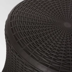 Olivo Patio Faux Wicker Patio Table - Christopher Knight Home -Christopher Knight Home GUEST e686a281 dd2c 4674 a840 b9a4fab9f7e1