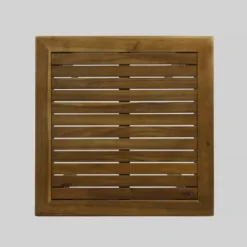 Polaris Acacia Wood Square Bar Table Teak - Christopher Knight Home -Christopher Knight Home GUEST e73b76d0 2339 4fc4 8960 19b4e70ca1fe