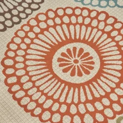 5' X 8' Seastar Medallion Outdoor Rug Beige/Blue - Christopher Knight Home -Christopher Knight Home GUEST e8d78445 c703 4e88 aa77 12faa9dd1d9a