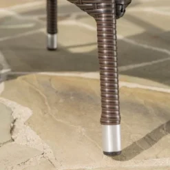 Corsica Round Wicker Bistro Table - Multi Brown - Christopher Knight Home -Christopher Knight Home GUEST e9637de7 ba1b 4f7b 8ef4 67b93ca2adea