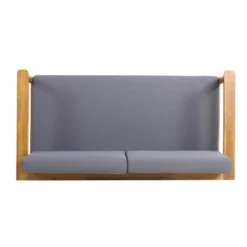 Magnolia Patio Acacia Wood Loveseat - Teak/Dark Gray - Christopher Knight Home 9 Magnolia Patio Acacia Wood Loveseat - Teak/Dark Gray - Christopher Knight Home -Christopher Knight Home GUEST e9f566e3 1733 454c 86c9 e4814b27a01a