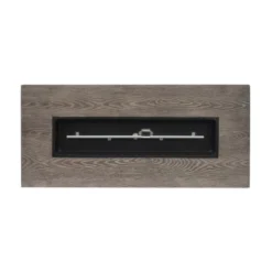 Senoia Outdoor Rectangular Fire Pit With Tank Holder - Brown - Christopher Knight Home -Christopher Knight Home GUEST eaf47864 1e6a 4156 930c 146309c219dd