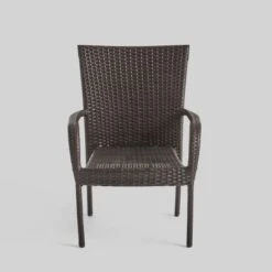 5pc Stamford Wood & Wicker Dining Set Teak - Christopher Knight Home -Christopher Knight Home GUEST ee53edc3 0ac5 45e3 aaa1 b8ce0d5685fb