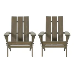2pk Zuma Outdoor Acacia Wood Foldable Adirondack Chairs - Christopher Knight Home 21 2pk Zuma Outdoor Acacia Wood Foldable Adirondack Chairs - Christopher Knight Home -Christopher Knight Home GUEST ee58e94c da84 4b60 8d76 a7e8dec390b1