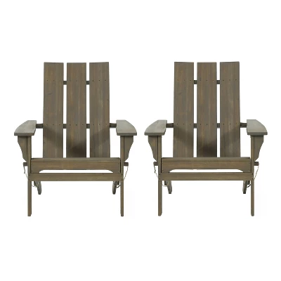 2pk Zuma Outdoor Acacia Wood Foldable Adirondack Chairs - Christopher Knight Home 10 2pk Zuma Outdoor Acacia Wood Foldable Adirondack Chairs - Christopher Knight Home - Image 10