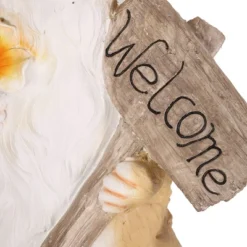 28.25" Concrete Silverbow Outdoor Rabbit Garden Statue - White And Brown - Christopher Knight Home -Christopher Knight Home GUEST eeae2b9d b024 405f a929 bbab44b3c031