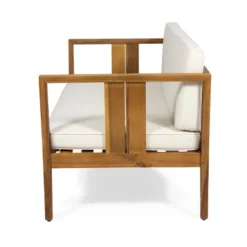 Nicholson Outdoor 4 Seater Acacia Wood Chat Set - Teak/Beige - Christopher Knight Home 20 Nicholson Outdoor 4 Seater Acacia Wood Chat Set - Teak/Beige - Christopher Knight Home -Christopher Knight Home GUEST f095ec40 2604 46ba 84c9 71648238f4d8