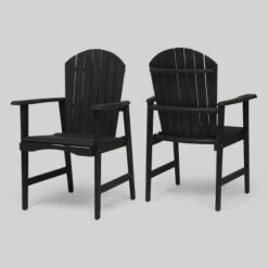 2pk Malibu Acacia Wood Patio Adirondack Dining Chairs - Christopher Knight Home -Christopher Knight Home GUEST f15d5fd3 3217 44fa bf8c 7cc23db111df