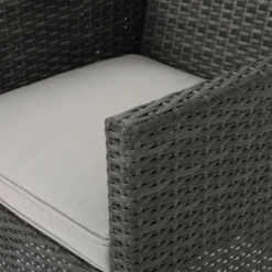 Cypress 4pk Wicker Dining Chairs - Gray/Light Gray - Christopher Knight Home -Christopher Knight Home GUEST f1e169a1 ce08 4a10 9dd5 4f134e3da4a1