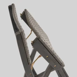 Polaris 3pc Wood And Wicker 26" Square Bar Set Dark Gray - Christopher Knight Home -Christopher Knight Home GUEST f640cb32 f930 49f6 ac79 534496607061