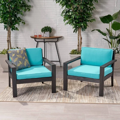 Santa Ana 2pk Acacia Wood Club Chairs - Christopher Knight Home 8 Santa Ana 2pk Acacia Wood Club Chairs - Christopher Knight Home - Image 8